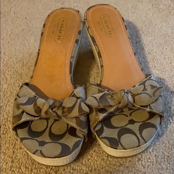 Coach wedges - Picture 1 of 4
